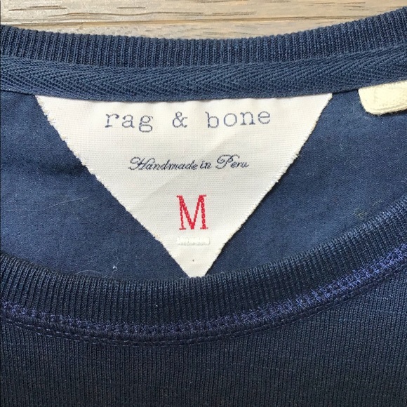 Men’s Rag & Bone long sleeve pocket tee - Picture 2 of 4